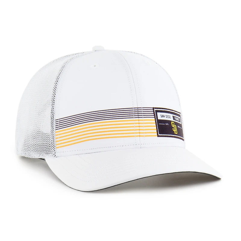 Men's '47  White San Diego Padres Rangefinder brrr Trucker Adjustable Hat