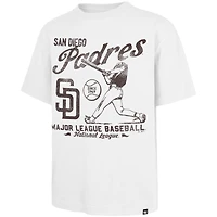 Men's '47 White San Diego Padres Regional Batter Foundation T-Shirt