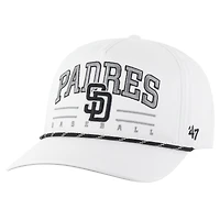 Casquette ajustable Roscoe Speckle Hitch blanche San Diego Padres '47 pour homme