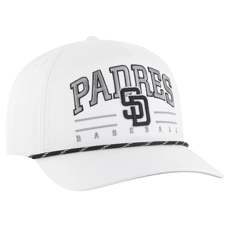 Casquette ajustable Roscoe Speckle Hitch blanche San Diego Padres '47 pour homme