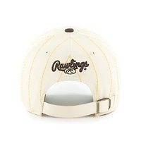 Men's '47 x Rawlings Natural/Brown San Diego Padres Pinstripe Clean Up Adjustable Hat