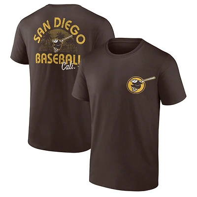 T-shirt marron pour homme « Bring It » des Padres de San Diego