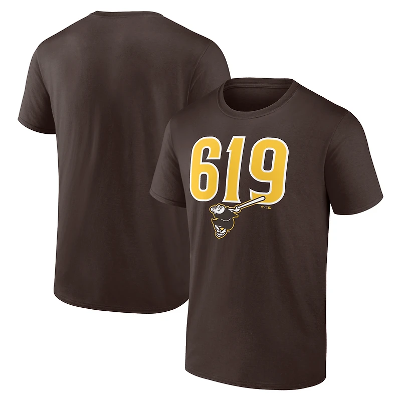 Men's  Brown San Diego Padres Hometown Graphic T-Shirt