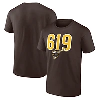 Men's  Brown San Diego Padres Hometown Graphic T-Shirt