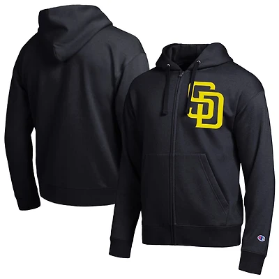 Men's Champion Black San Diego Padres All-Star Full-Zip Hoodie