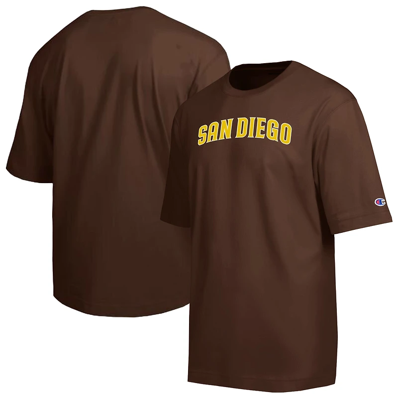 T-shirt Champion marron San Diego Padres All Star en chenille avec logo