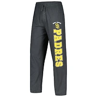 Men's Concepts Sport Charcoal/Brown San Diego Padres Meter T-Shirt & Pants Sleep Set
