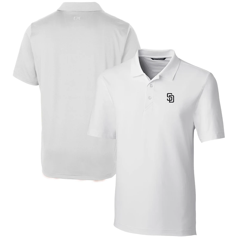 Polo extensible Forge blanc Cutter & Buck pour homme des Padres de San Diego
