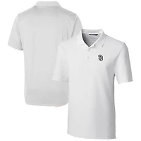 Men's Cutter & Buck  White San Diego Padres Forge Stretch Polo