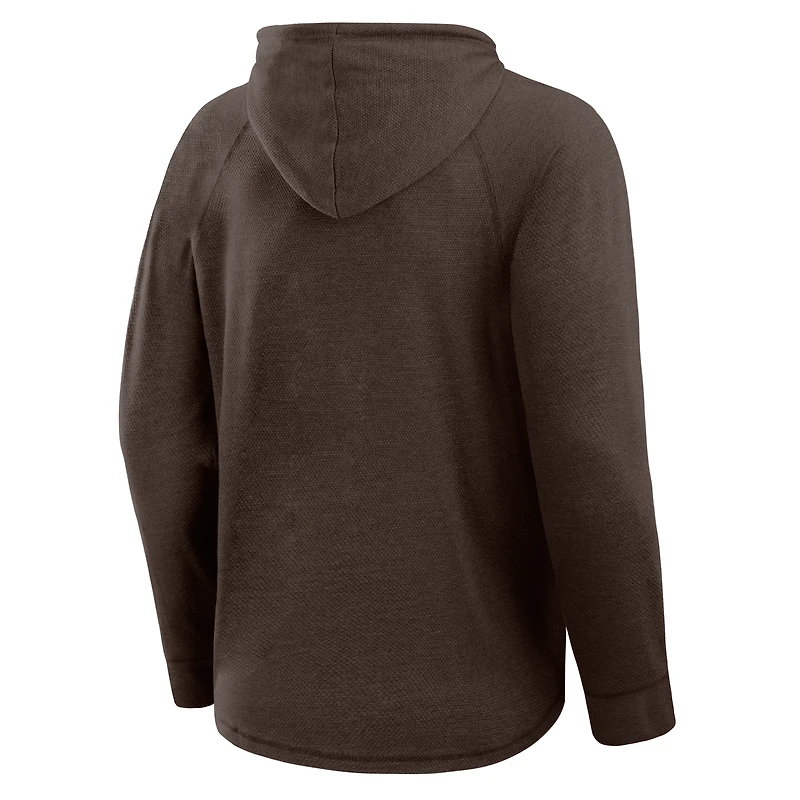 Men's Darius Rucker Collection by Fanatics  Brown San Diego Padres Raglan Hooded Long Sleeve T-Shirt