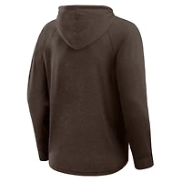 Men's Darius Rucker Collection by Fanatics  Brown San Diego Padres Raglan Hooded Long Sleeve T-Shirt