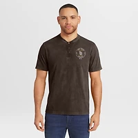 Men's Darius Rucker Collection by Fanatics  Brown San Diego Padres Washed Henley Shirt