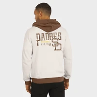 Men's Darius Rucker Collection by Fanatics  Cream San Diego Padres Polar Fleece Full-Zip Hoodie