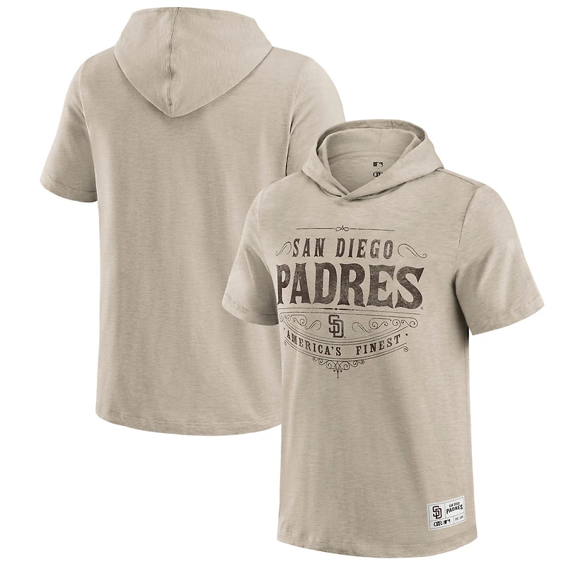 Men's Darius Rucker Collection by Fanatics Tan San Diego Padres Hooded T-Shirt