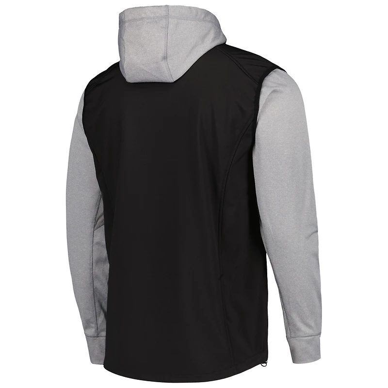 Veste Dunbrooke Homme Noir/Gris Chiné San Diego Padres Alpha Full-Zip