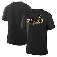 Men's Fanatics Black San Diego Padres Color Pop Legacy Clubhouse T-Shirt