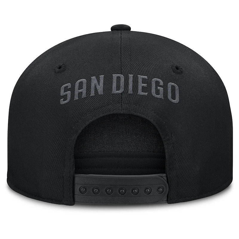 Men's Fanatics Black San Diego Padres Platoon Adjustable Hat