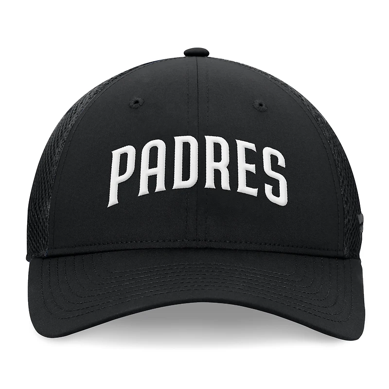 Men's Fanatics Black San Diego Padres Spacer Mesh Flex Hat