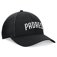 Casquette flexible en maille Spacer Fanatics noire San Diego Padres pour hommes