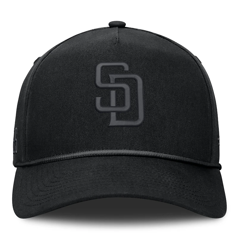 Men's Fanatics Black San Diego Padres Undertone A-Frame Adjustable Hat