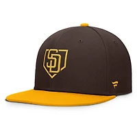 Casquette snapback marron/or San Diego Padres pour homme (Fanatics)