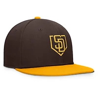 Men's Fanatics Brown/Gold San Diego Padres Batter's Box Snapback Hat