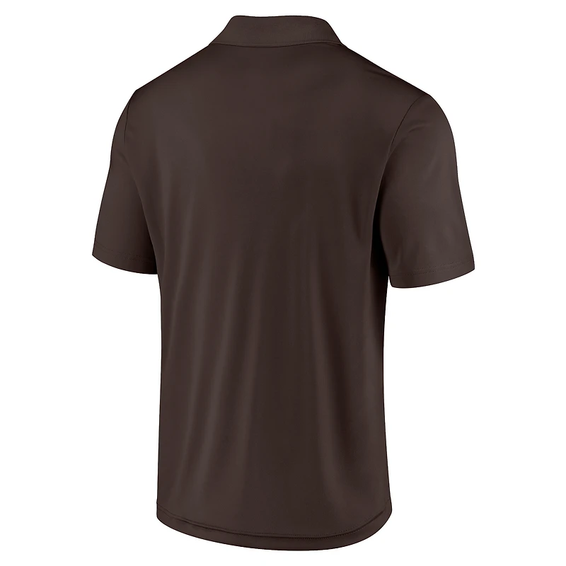 Ensemble de polo Fanatics pour hommes marron/or San Diego Padres Dueling Logos