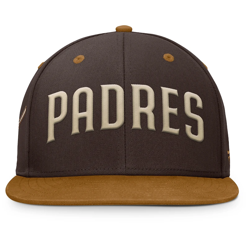 Men's Fanatics Brown/Tan San Diego Padres Splinter Fitted Hat