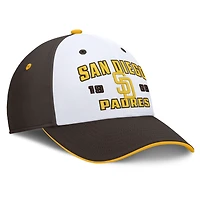 Men's Fanatics Brown/White San Diego Padres Jammed Structured Flex Hat