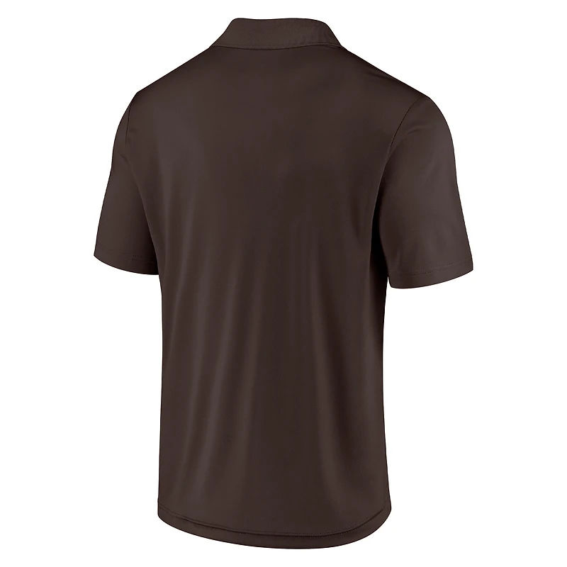 Ensemble de polo Fanatics marron/blanc pour hommes des Padres San Diego