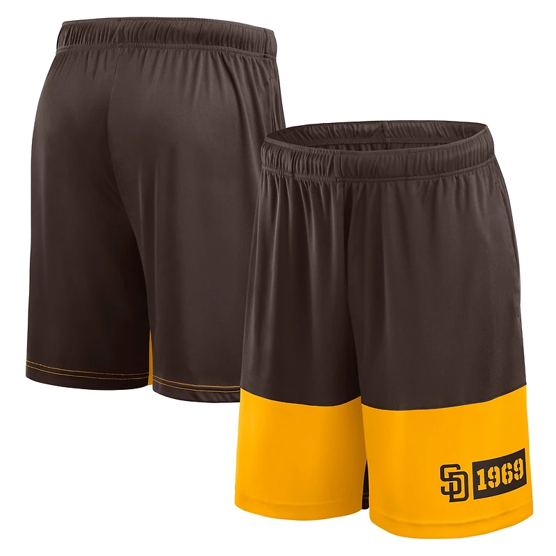 Short Fanatics marron pour homme, le meilleur des meilleurs shorts Padres de San Diego