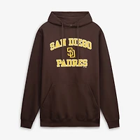 Sweat à capuche Fanatics marron San Diego Padres pour homme, grandes tailles, motif cœur et âme