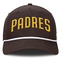 Casquette ajustable en forme de A Clubhouse Foul Ball de San Diego Padres Fanatics pour homme marron