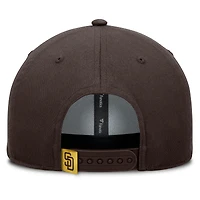 Casquette ajustable en forme de A Clubhouse Foul Ball de San Diego Padres Fanatics pour homme marron