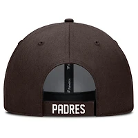 Casquette ajustable Fanatics pour homme de la collection Cooperstown des Padres de San Diego marron