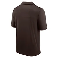 Men's Fanatics  Brown San Diego Padres Fitted Polo