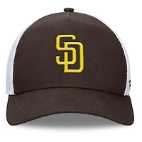 Casquette ajustable marron San Diego Padres Fundamental A-Frame Fanatics pour hommes