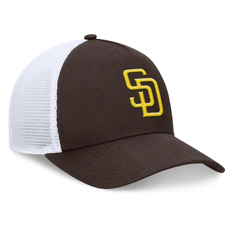 Casquette ajustable marron San Diego Padres Fundamental A-Frame Fanatics pour hommes