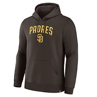 Sweat à capuche marron San Diego Padres Lock-Up Legacy pour homme (Fanatics)