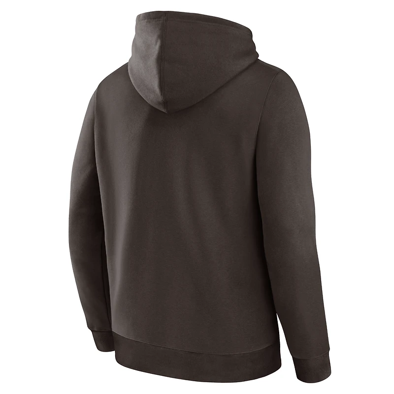 Men's Fanatics Brown San Diego Padres Primary Logo Legacy Hoodie