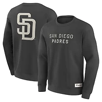 Men's Fanatics Charcoal San Diego Padres Elements Future Ground Lettering Pullover Sweatshirt