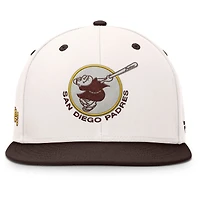 Men's Fanatics Cream/Brown San Diego Padres Unit Fitted Hat