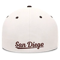 Men's Fanatics Cream/Brown San Diego Padres Unit Fitted Hat