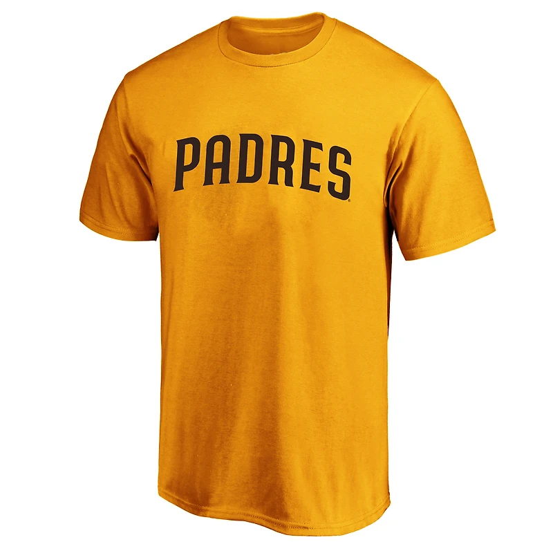 Men's Fanatics Fernando Tatis Jr. Gold San Diego Padres Big & Tall Name Number T-Shirt