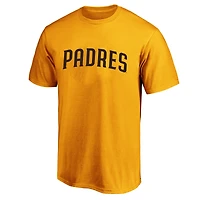 Men's Fanatics Fernando Tatis Jr. Gold San Diego Padres Big & Tall Name Number T-Shirt