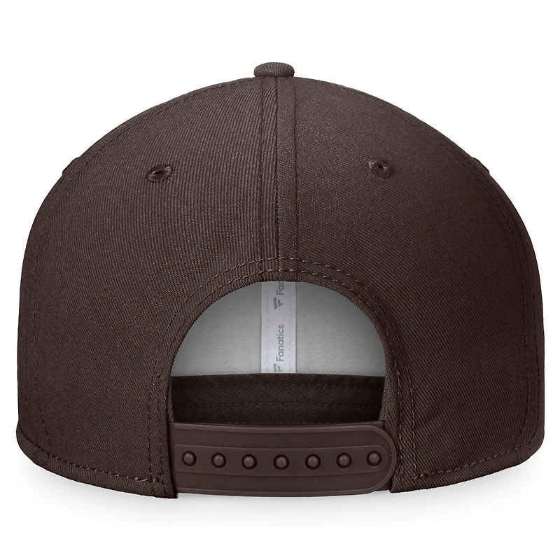 Casquette Snapback Fanatics Or/Marron San Diego Padres Cycle pour hommes