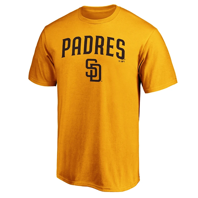 T-shirt Fanatics Gold pour homme avec logo des Padres de San Diego