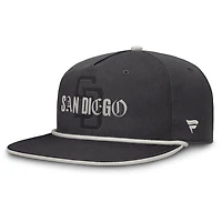 Men's Fanatics Graphite San Diego Padres Gapper Snapback Hat