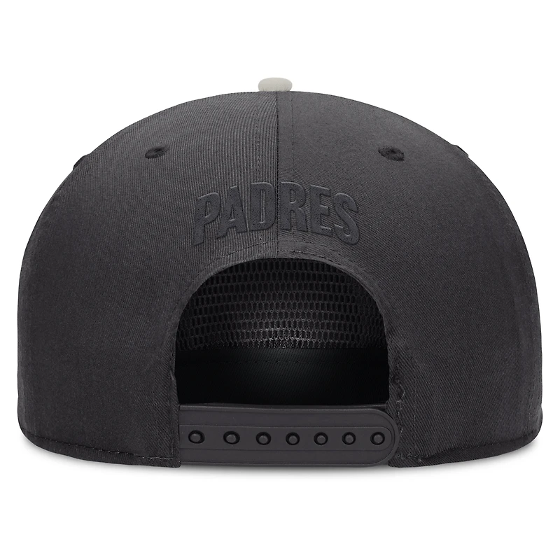 Men's Fanatics Graphite San Diego Padres Gapper Snapback Hat