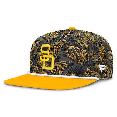 Men's Fanatics Gray/Gold San Diego Padres Spring Training Moon Golfer Adjustable Hat